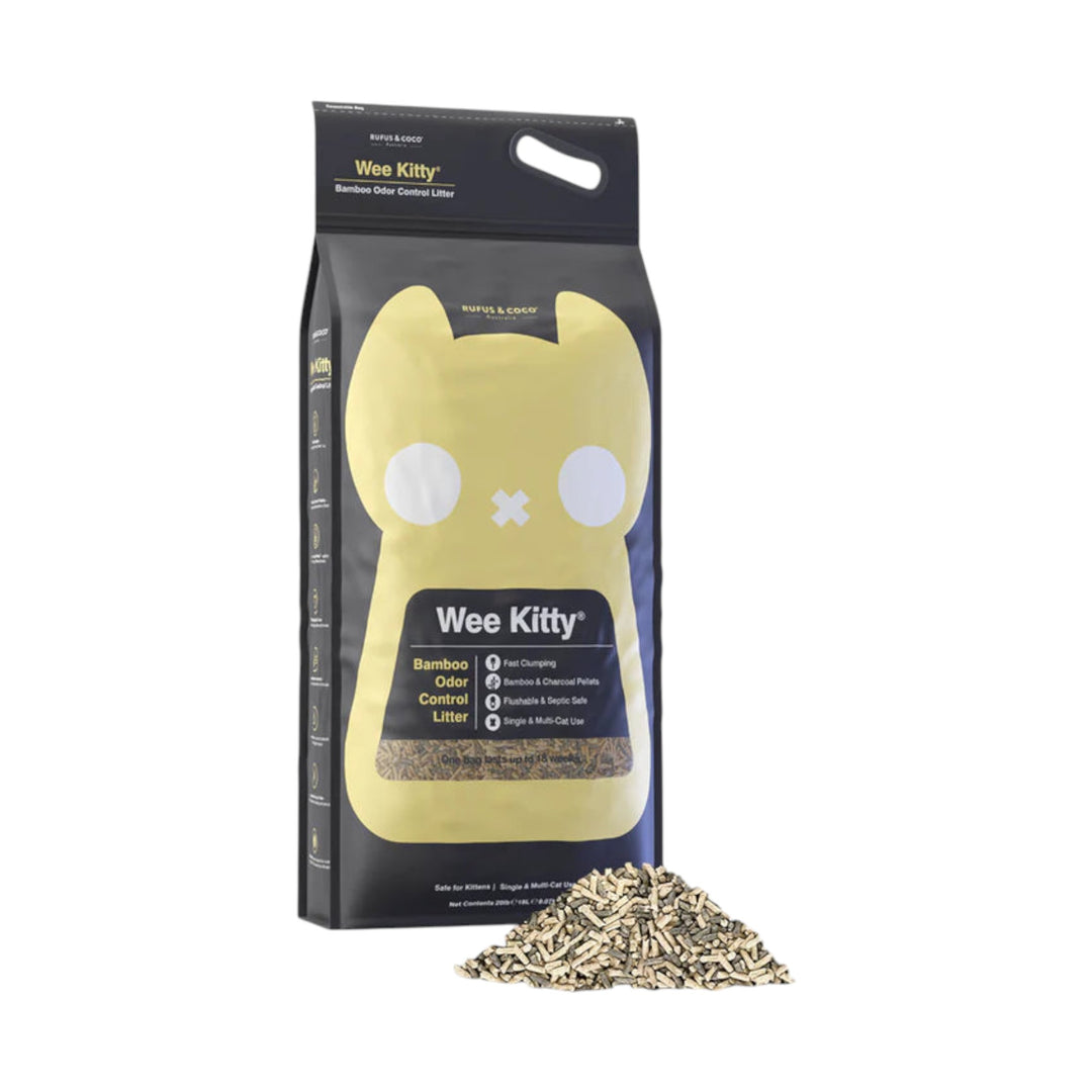 RUFUS W/K BAMBOO CLUMP LITTER 9KG