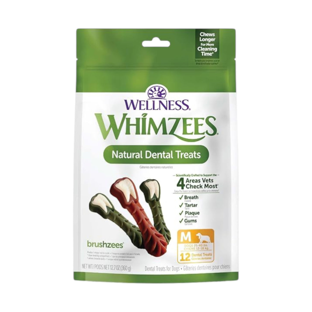 Whimzees Brushzees Medium (12pc)