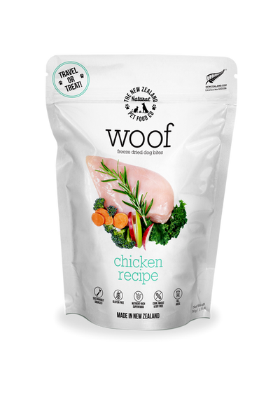 New Zealand Woof Freeze Dried Chicken (50g) - Tail Blazers Etobicoke