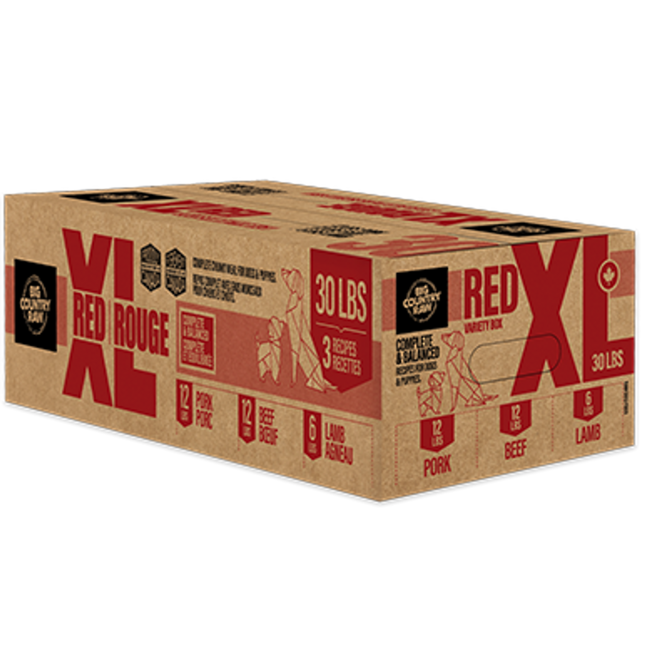 Big Country Raw XL Red (30lb)