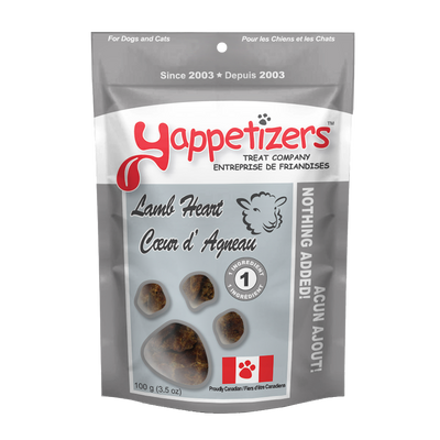 Yappetizers Lamb Heart (100g) - Tail Blazers Etobicoke