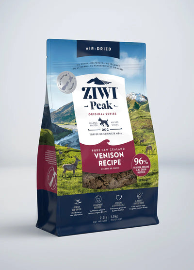 Ziwi Ziwipeak Dog Air-Dried Venison (1kg) - Tail Blazers Etobicoke