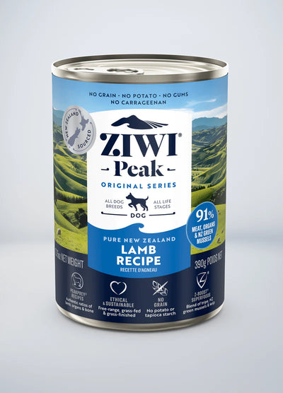 Ziwi Ziwipeak Dog Can Lamb (390g) - Tail Blazers Etobicoke
