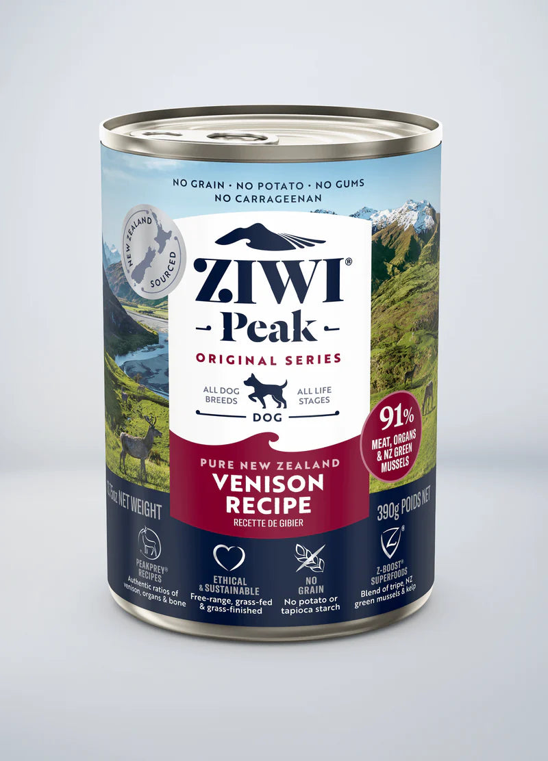 Ziwi Ziwipeak Dog Venison Can (390g)