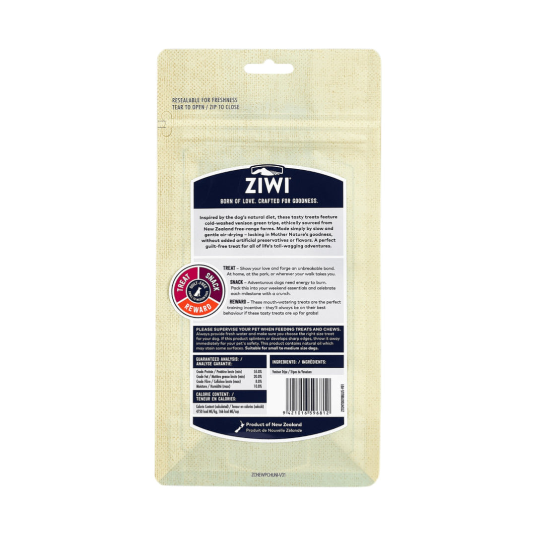 Ziwi Dog Chew Venison Green Tripe (70g)