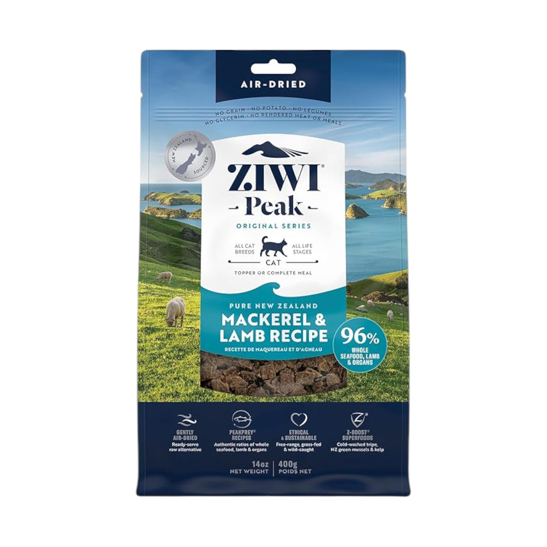 Ziwi Ziwipeak Cat Air-Dried Lamb &amp; Mackerel (400g)
