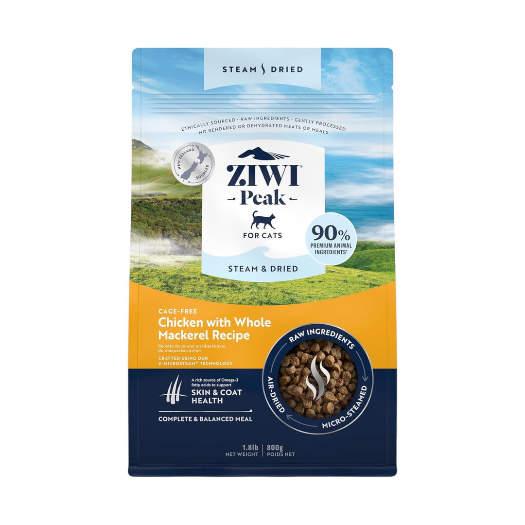 Ziwi Ziwipeak Cat Steam &amp; Dried Chicken &amp; Mackerel (800g)