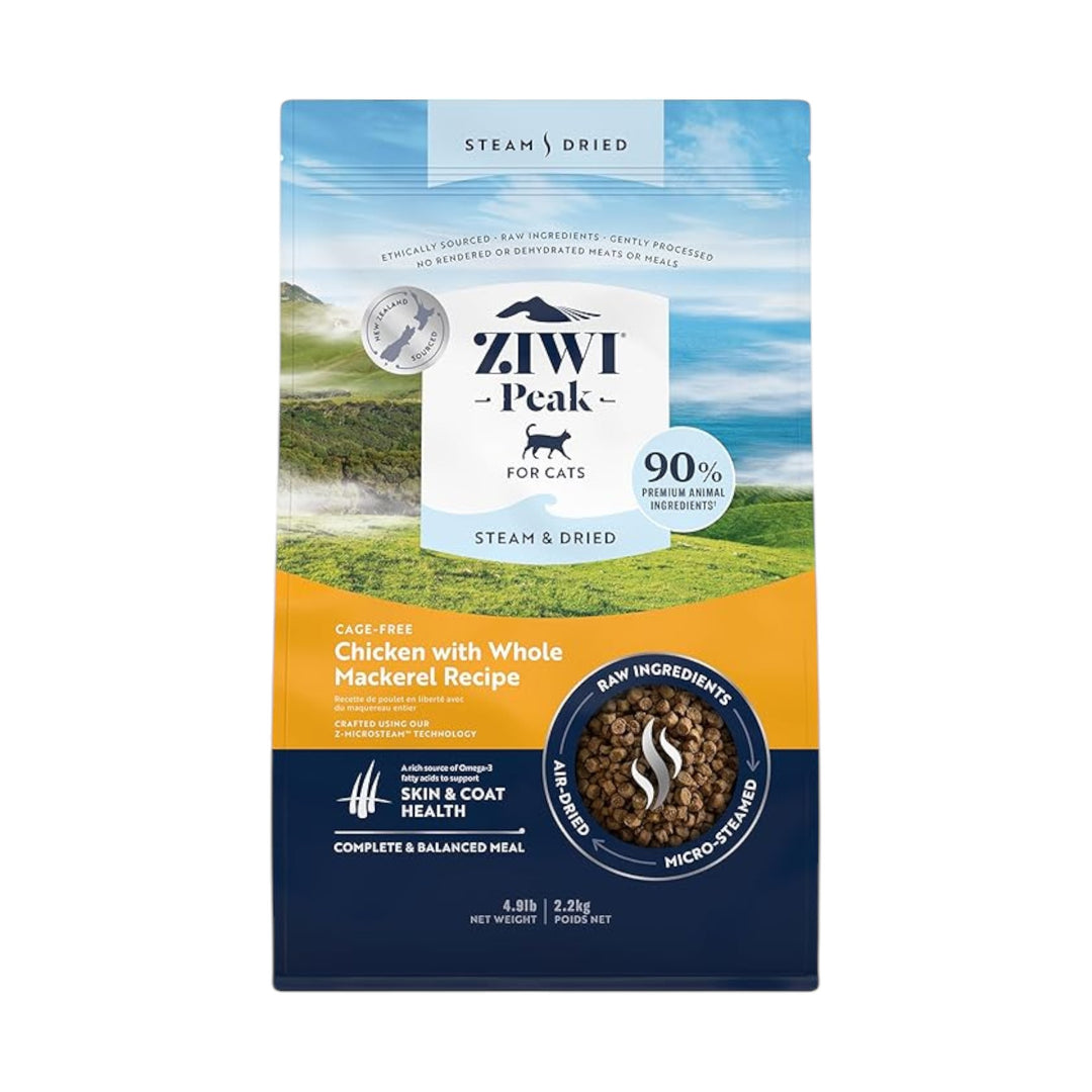 Ziwi Ziwipeak Cat Steam &amp; Dried Chicken With Whole Mackerel (2.2kg)