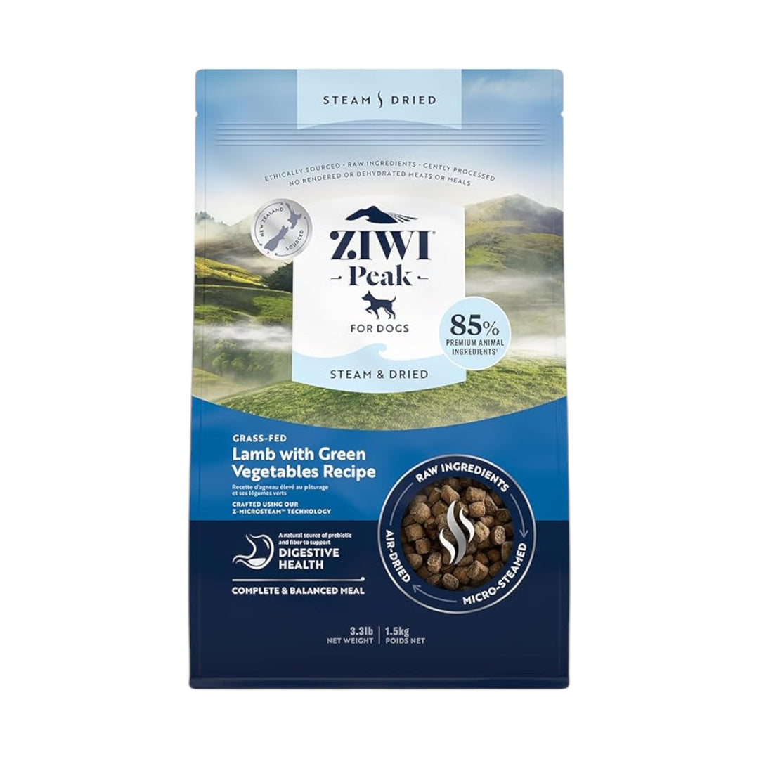 Ziwi Ziwipeak Dog Steam &amp; Dried Lamb &amp; Green Veggies (1.5kg)