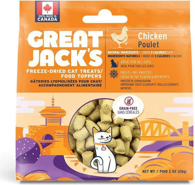 GREAT JACK'S CAT FD CHIC TREAT 28G