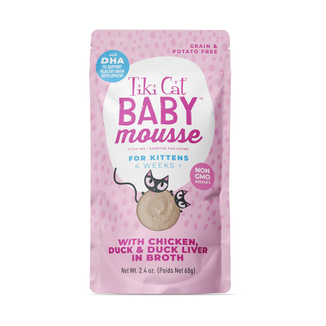 Tiki Cat Baby Mousse Chicken/Duck (2.4oz)