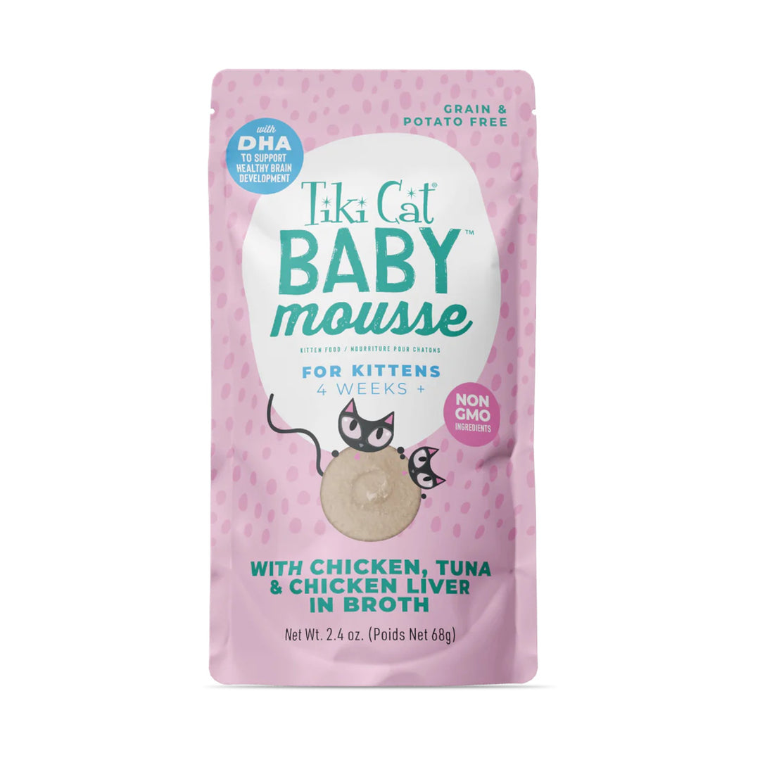 Tiki Cat Baby Mousse Chicken/Tuna (2.4oz)
