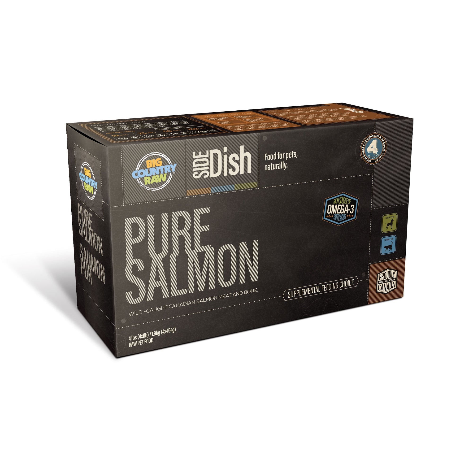 BCR PURE SALMON CARTON 4LB - Tail Blazers Etobicoke