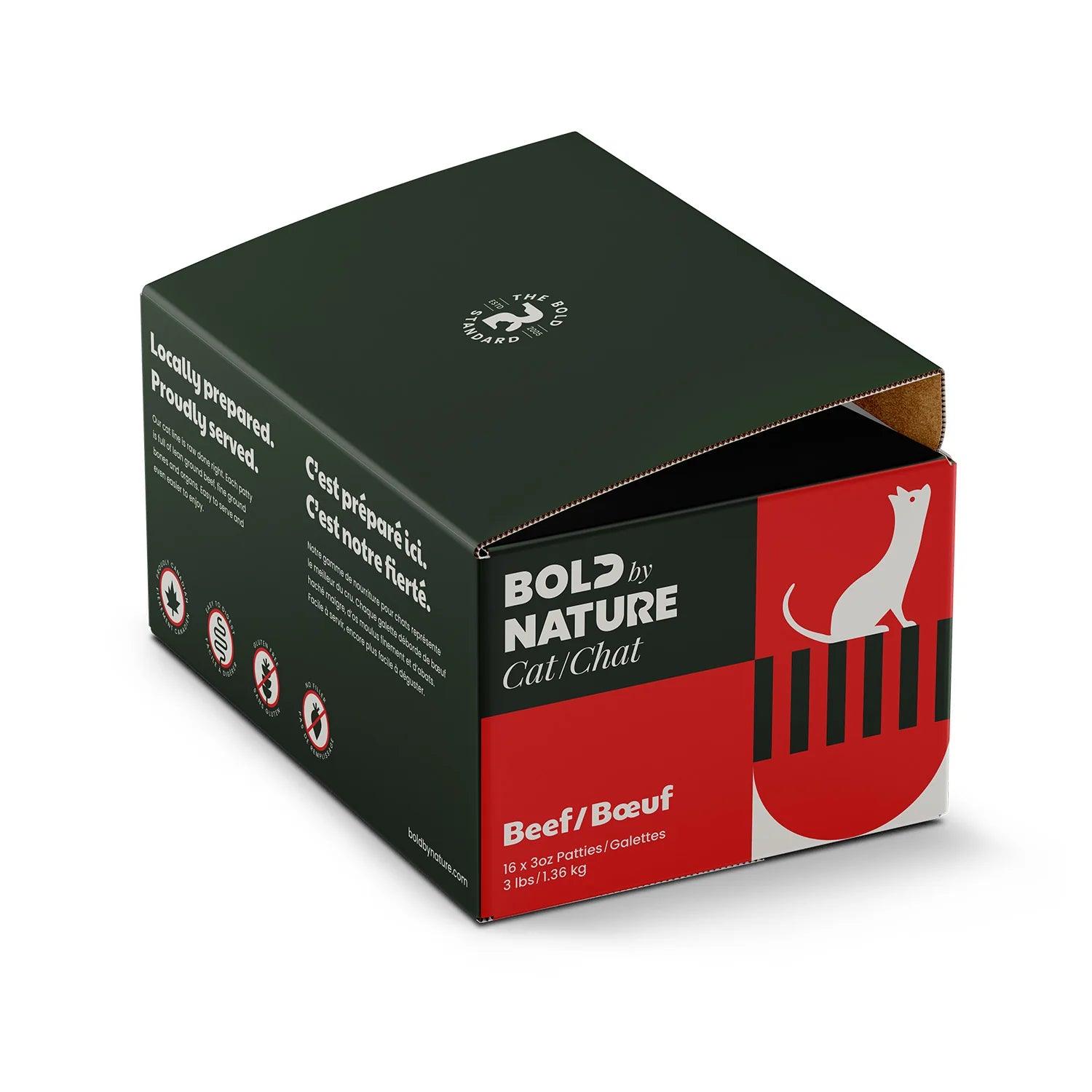BOLD BEEF PATTY FELINE 3LB - Tail Blazers Etobicoke