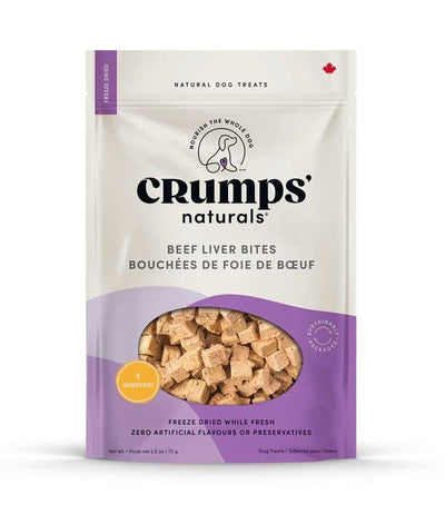 Crumps Freeze-Dried Beef Liver Bites (65g)