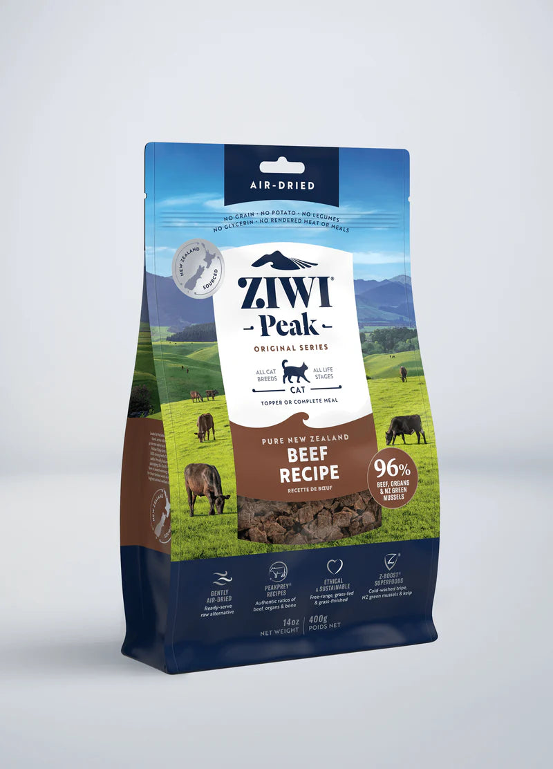 Ziwi Ziwipeak Cat Air-Dried Beef (400g) - Tail Blazers Etobicoke
