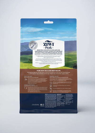 Ziwi Ziwipeak Dog Air-Dried Beef (454g) - Tail Blazers Etobicoke
