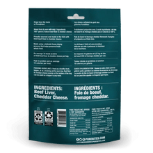 PureBites Freeze-Dried Beef Liver & Cheddar Cheese Treat (120g) - Tail Blazers Etobicoke
