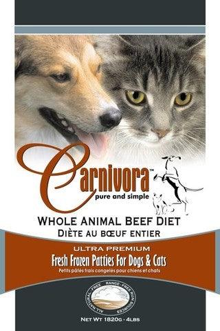 Carnivora Beef Diet Patties (4lb) - Tail Blazers Etobicoke