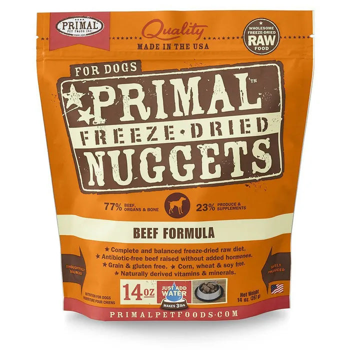 Primla Dog Freeze-Dried Beef Nuggets (5.5oz) - Tail Blazers Etobicoke