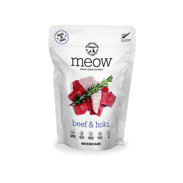 NZ MEOW FD BEEF/HOKI 280G - Tail Blazers Etobicoke