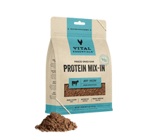 Vital Essentials Dog Freeze-Dried Beef Protein Mix-In Topper (6oz) - Tail Blazers Etobicoke
