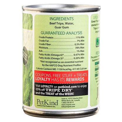 TRIPETT GREEN BEEF DOG CAN 396G - Tail Blazers Etobicoke