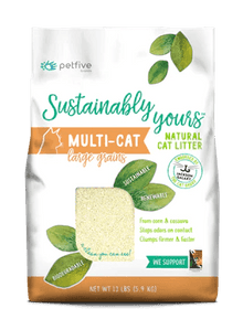 SUSTAINABLY YOURS CAT LITTER LG GRN 13LB - Tail Blazers Etobicoke