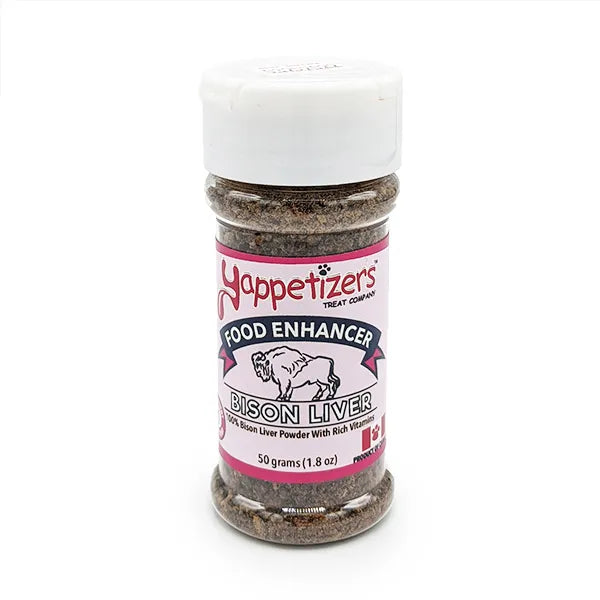 Yappetizers Dehydrated Bison Liver Shaker (50g) - Tail Blazers Etobicoke