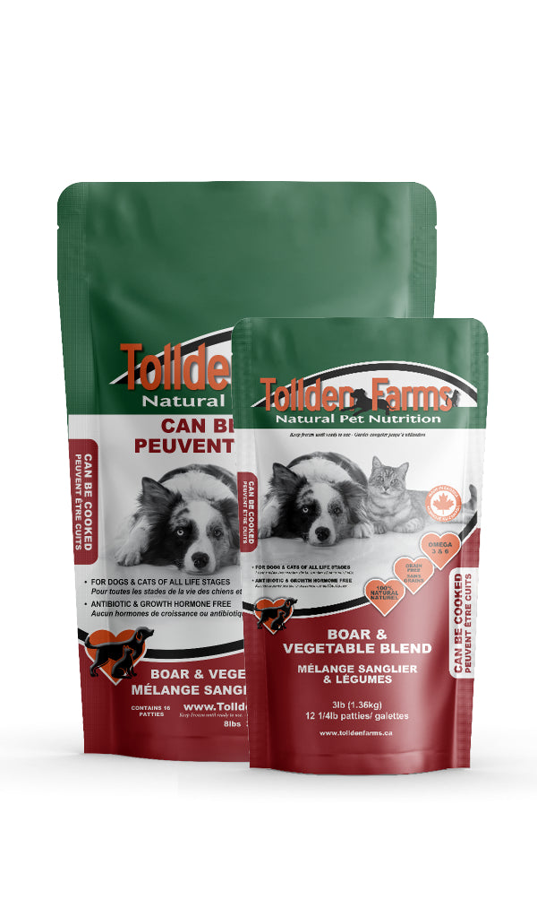 Tollden Farms Boar & Vegetable Blend (3lb) - Tail Blazers Etobicoke