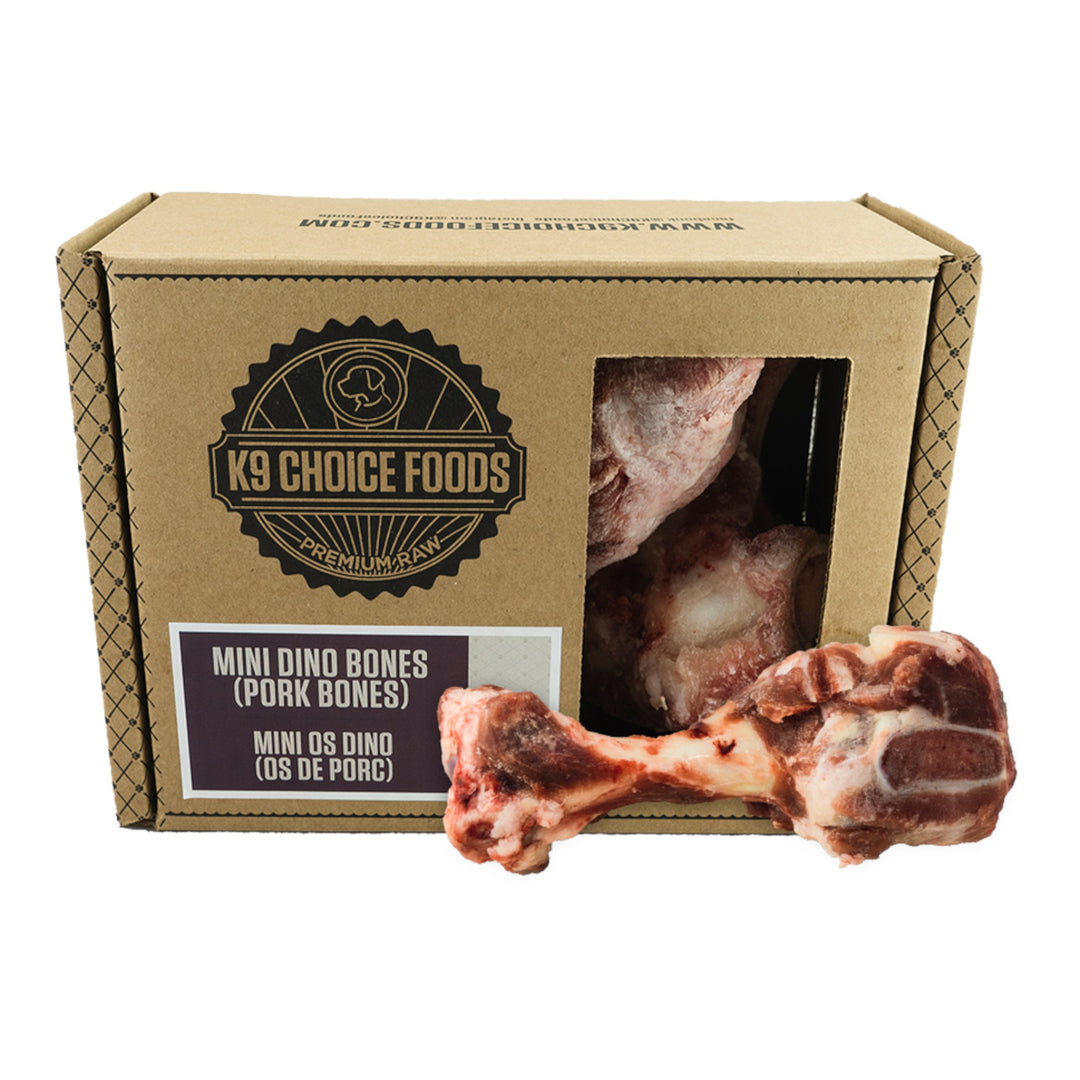 K9 Choice Mini Dino Bone Pork (3pk)