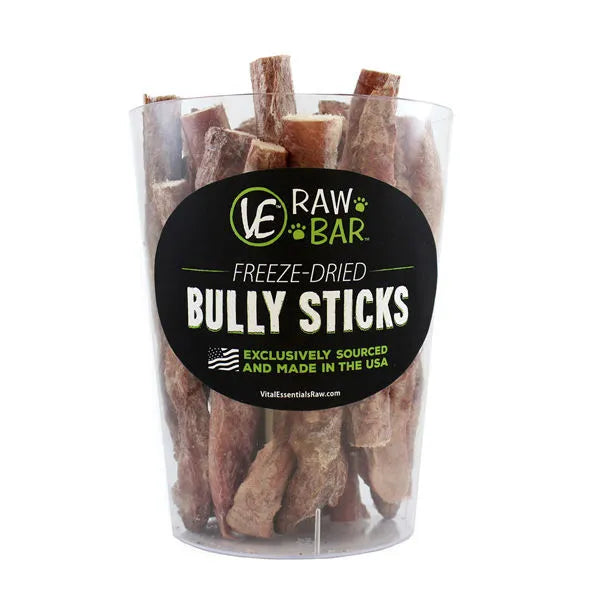 Vital Essentials Raw Bar Freeze-Dried Bulk Bully Sticks - Tail Blazers Etobicoke