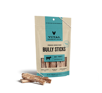 Vital Essentials Freeze-Dried Bully Sticks (5pk - 1.4oz) - Tail Blazers Etobicoke