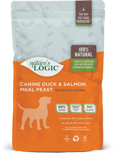 Nature's Logic Duck/Salmon Dog (25 lb) - Tail Blazers Etobicoke