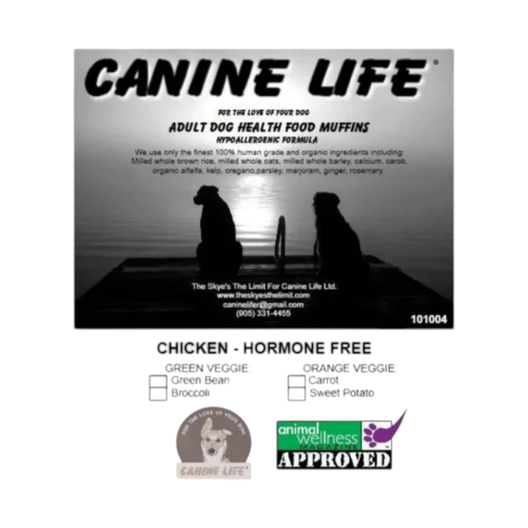Canine Life Dog Gently Cooked Chicken Muffins (20pc)