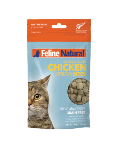 FELINE NATURAL CHICKEN FD TREATS 50G - Tail Blazers Etobicoke