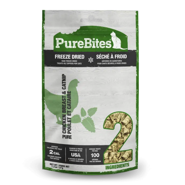 PureBites Cat Freeze-Dried Chicken Breast & Catnip Treat (37g)