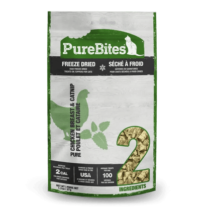 PureBites Cat Freeze-Dried Chicken Breast & Catnip Treat (37g) - Tail Blazers Etobicoke