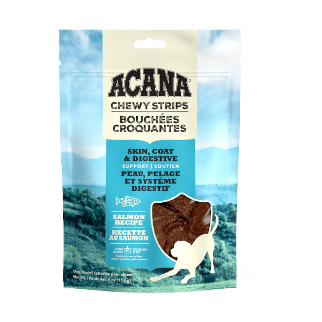 ACANA CHEWY STRIPS SALMON 113G