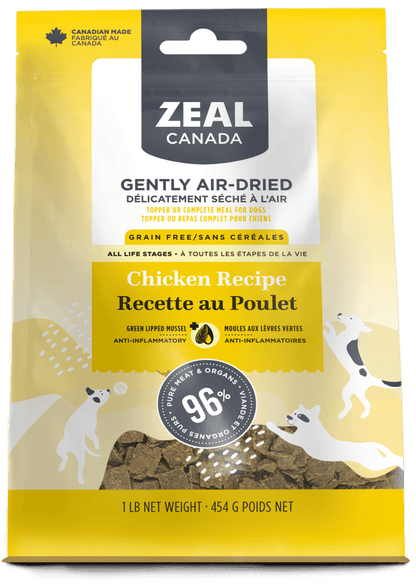 Zeal Canada Dog Chicken Air-Dried (1kg) - Tail Blazers Etobicoke