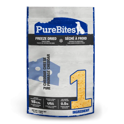 PureBites Freeze-Dried Cheddar Cheese Treat (120g) - Tail Blazers Etobicoke