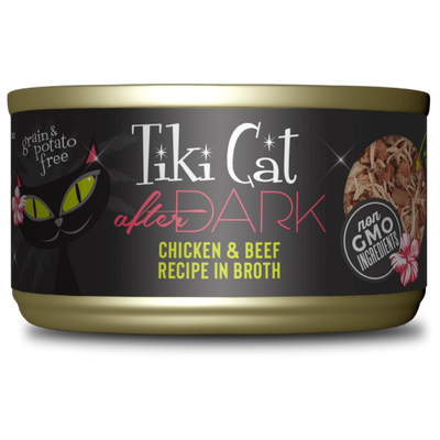 TIKI CAT AFTER DARK CHIC/BEEF CAN 2.8OZ - Tail Blazers Etobicoke