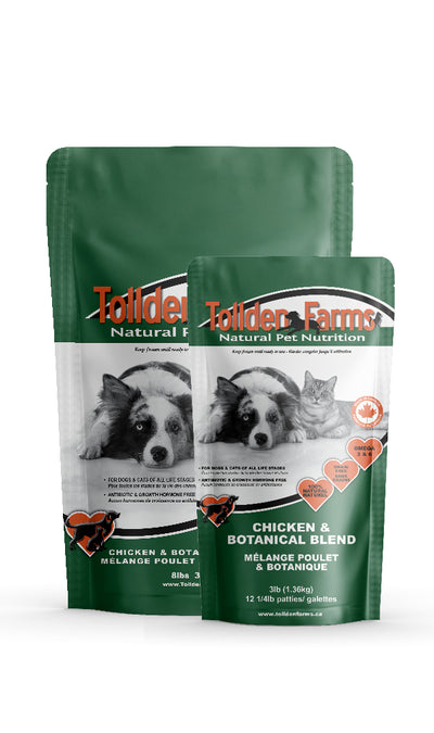 Tollden Farms Chicken & Botanical (3lb) - Tail Blazers Etobicoke