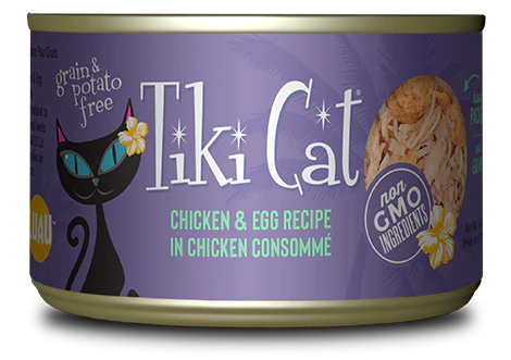 Tiki Cat Luau Chicken with Egg 6oz