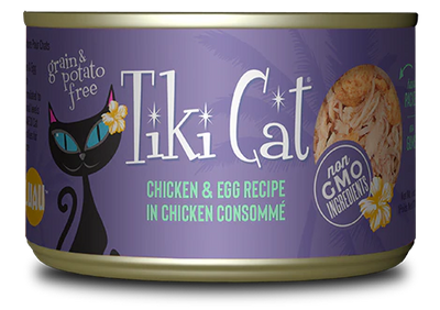 Tiki Cat Luau Chicken with Egg 6oz