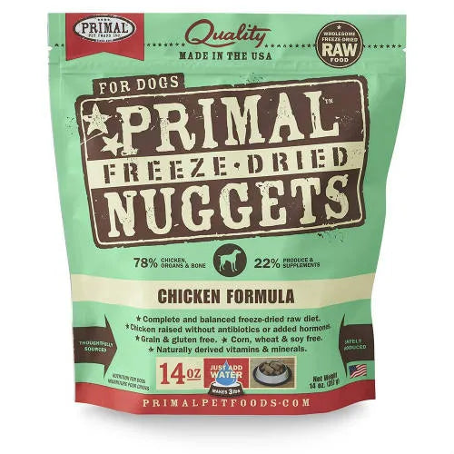 Primal Dog Freeze-Dried Chicken Nuggets (14oz) - Tail Blazers Etobicoke