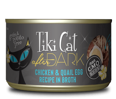 TIKI CAT AFTER DARK CHIC/QUAIL CAN 5.5OZ - Tail Blazers Etobicoke