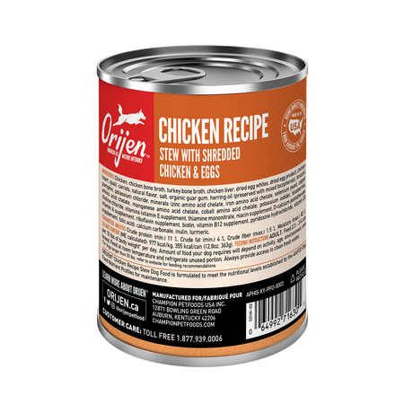 Orijen Chicken Recipe Stew Dog Can - Tail Blazers Etobicoke