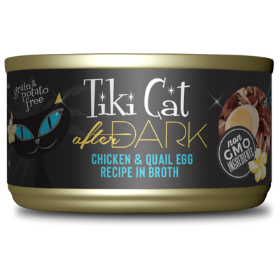 TIKI CAT AFTER DARK CHIC/QUAIL CAN 2.8OZ - Tail Blazers Etobicoke