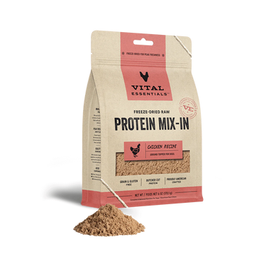 Vital Essentials Dog Freeze-Dried Chicken Protein Mix-In Topper (6oz) - Tail Blazers Etobicoke